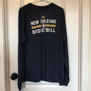 Adidas New Orleans Pels LS Training Climalite Tee
